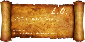 Ládi Oktávia névjegykártya